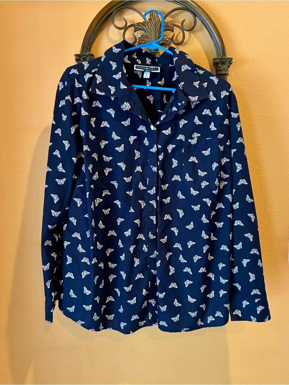 Karen Scott Buttondown Top